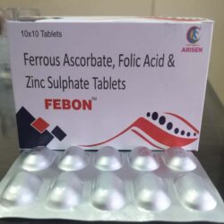 Ferrous Ascorbate ,Folic Acid & zinc Sulphate Tablets